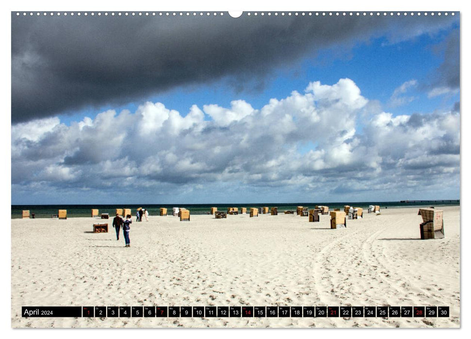 Prerow auf dem Darß - Sehnsuchtsort an der Ostsee (CALVENDO Wandkalender 2024)