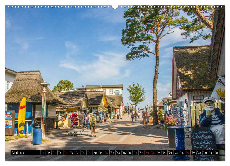 Prerow auf dem Darß - Sehnsuchtsort an der Ostsee (CALVENDO Wandkalender 2024)