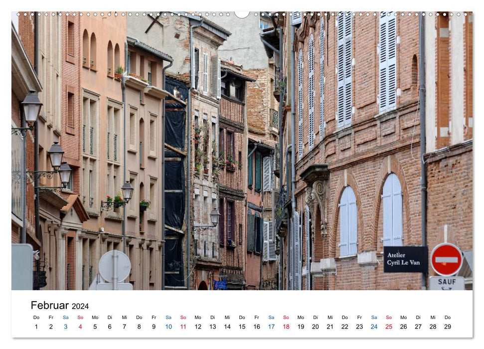 Frankreichs große Städte - Toulouse (CALVENDO Premium Wandkalender 2024)