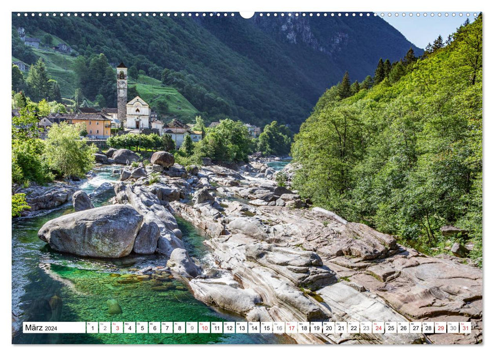 Der grüne Fluss (CALVENDO Premium Wandkalender 2024)