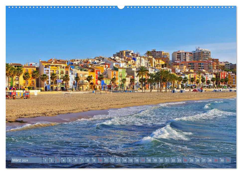 Costa Blanca - The white coast of Spain (CALVENDO Premium Wall Calendar 2024) 