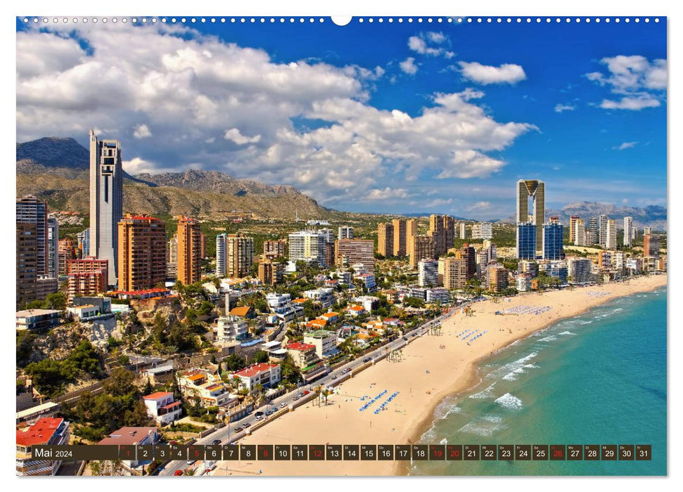 Costa Blanca - The white coast of Spain (CALVENDO Premium Wall Calendar 2024) 