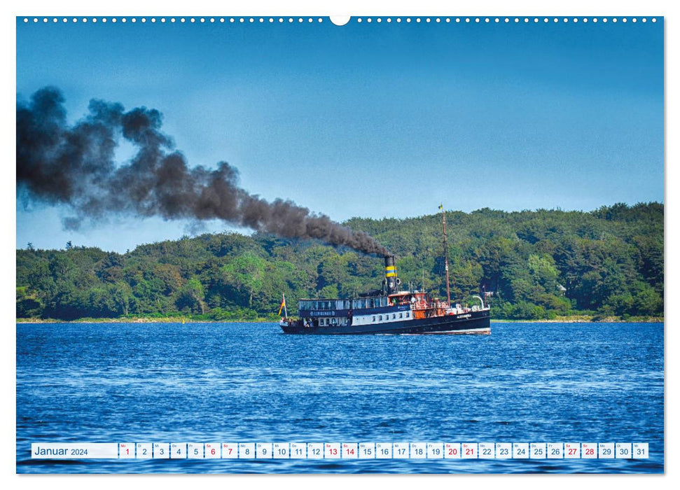 Flensburg Fjord (CALVENDO Premium Wall Calendar 2024) 