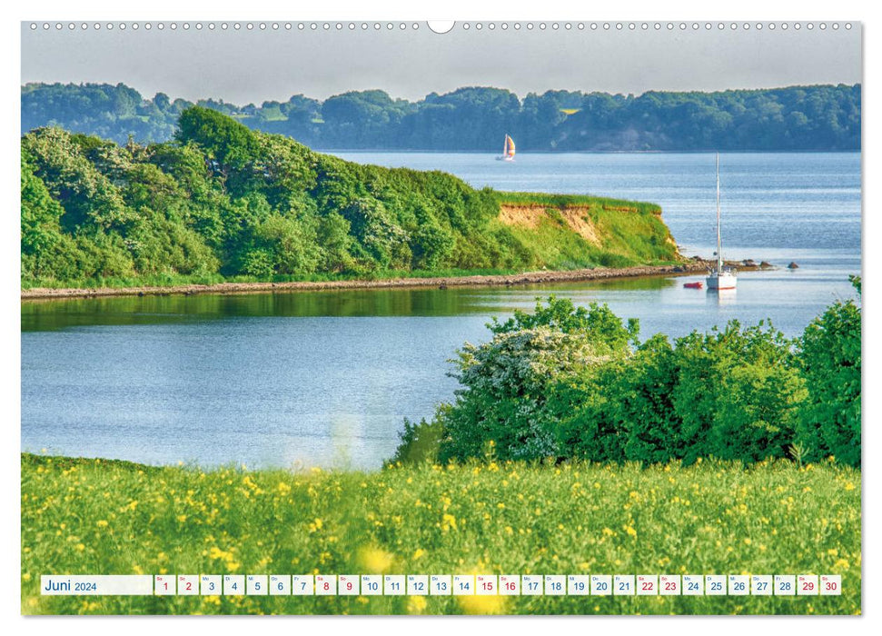 Flensburg Fjord (CALVENDO Premium Wall Calendar 2024) 