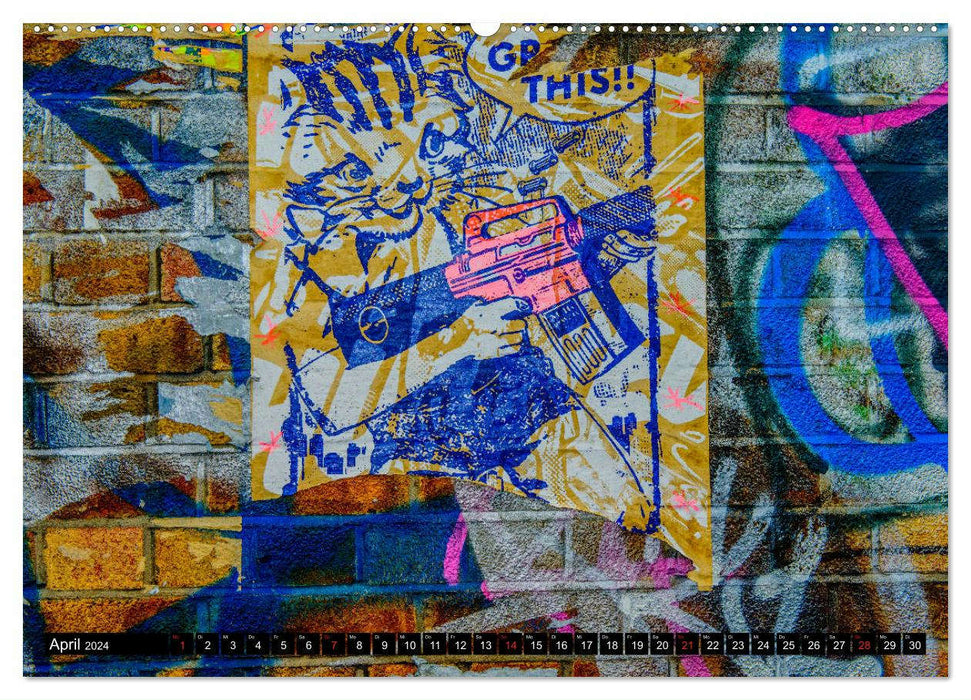 Street art London Michael Jaster (CALVENDO Premium Wandkalender 2024)