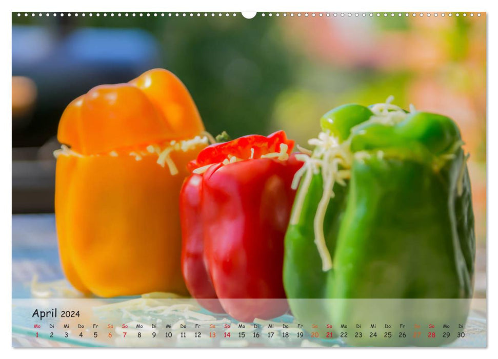 BBQ - Smoker for meat and vegetables (CALVENDO Premium Wall Calendar 2024) 