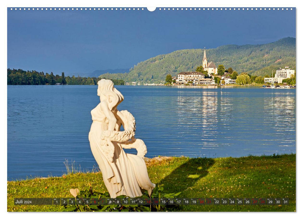 Lac Wörthersee - Riviera autrichienne (Calvendo Premium Wall Calendar 2024) 