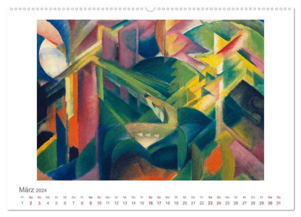 Franz Marc 2024 (CALVENDO Premium Wall Calendar 2024) 