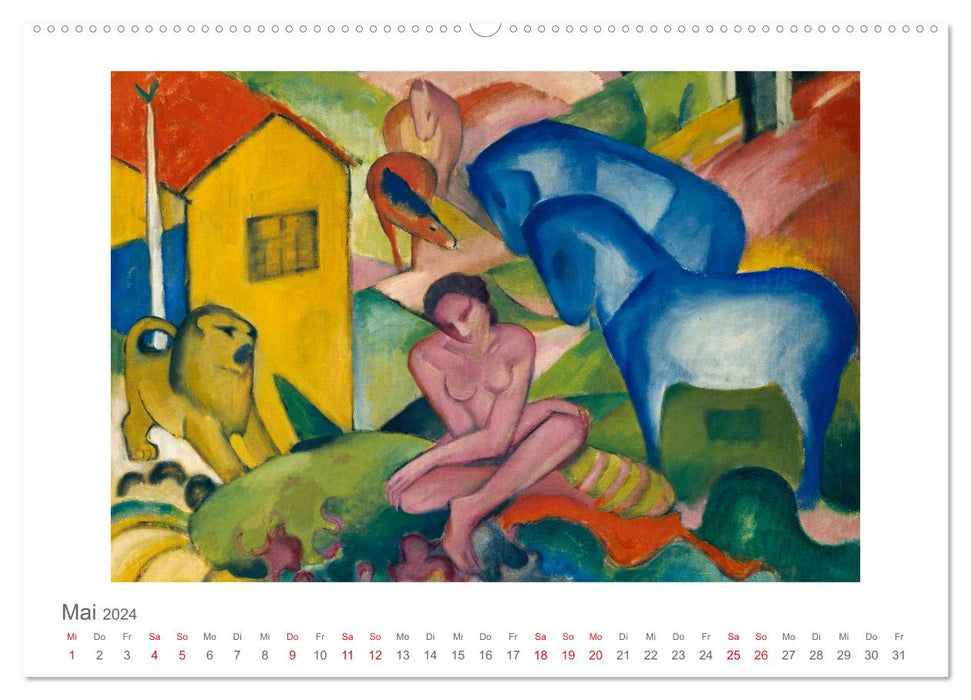 Franz Marc 2024 (CALVENDO Premium Wall Calendar 2024) 