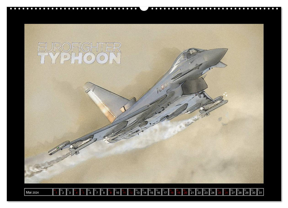 Aero Action Art - Aviation Art (CALVENDO Premium Wall Calendar 2024) 