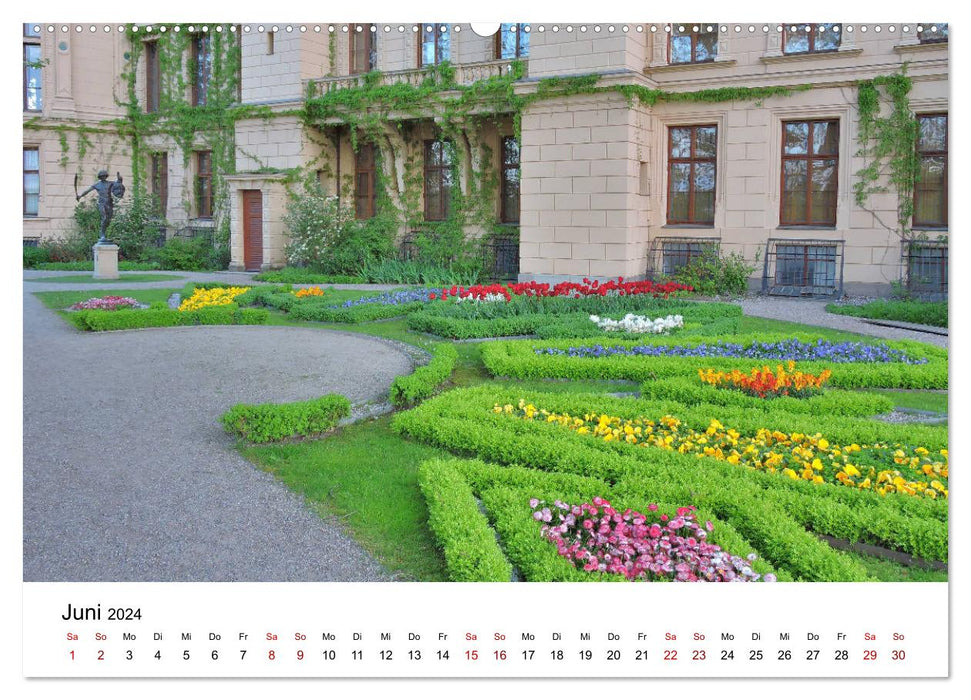 Schwerin - state capital of Mecklenburg-Western Pomerania (CALVENDO Premium Wall Calendar 2024) 