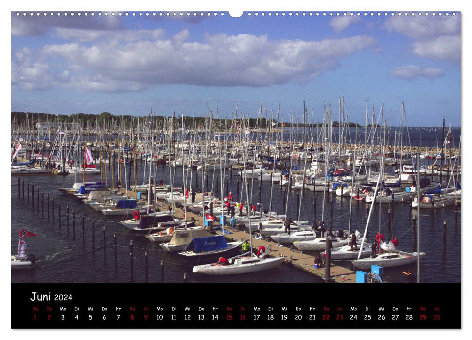 Kiel - Stadt an der Förde (CALVENDO Wandkalender 2024)