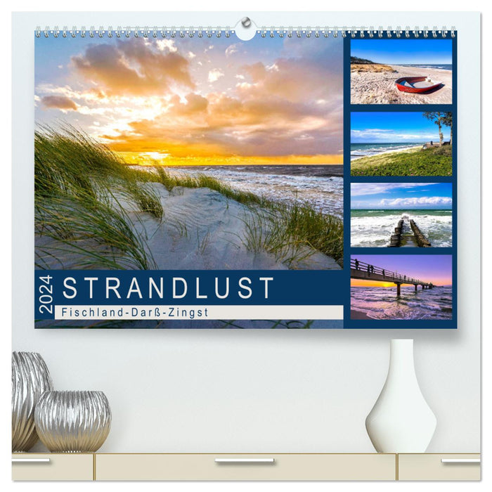 STRANDLUST: Fischland-Darß-Zingst (CALVENDO Premium Wandkalender 2024)