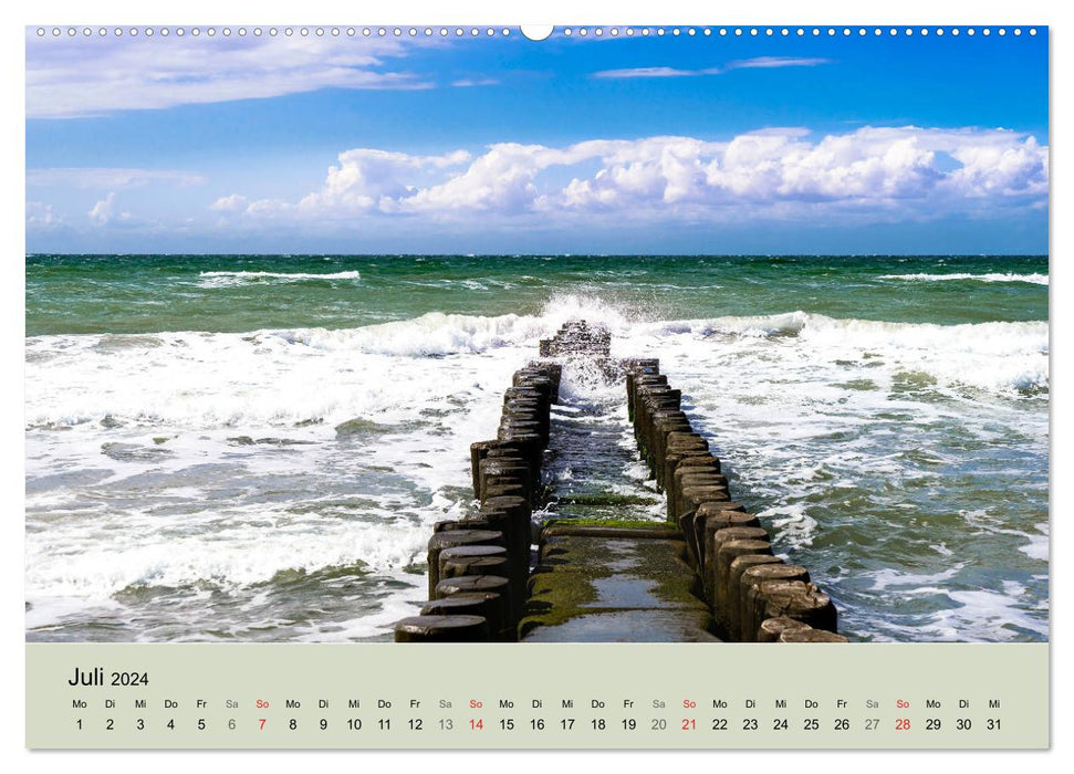 STRANDLUST: Fischland-Darß-Zingst (CALVENDO Premium Wall Calendar 2024) 