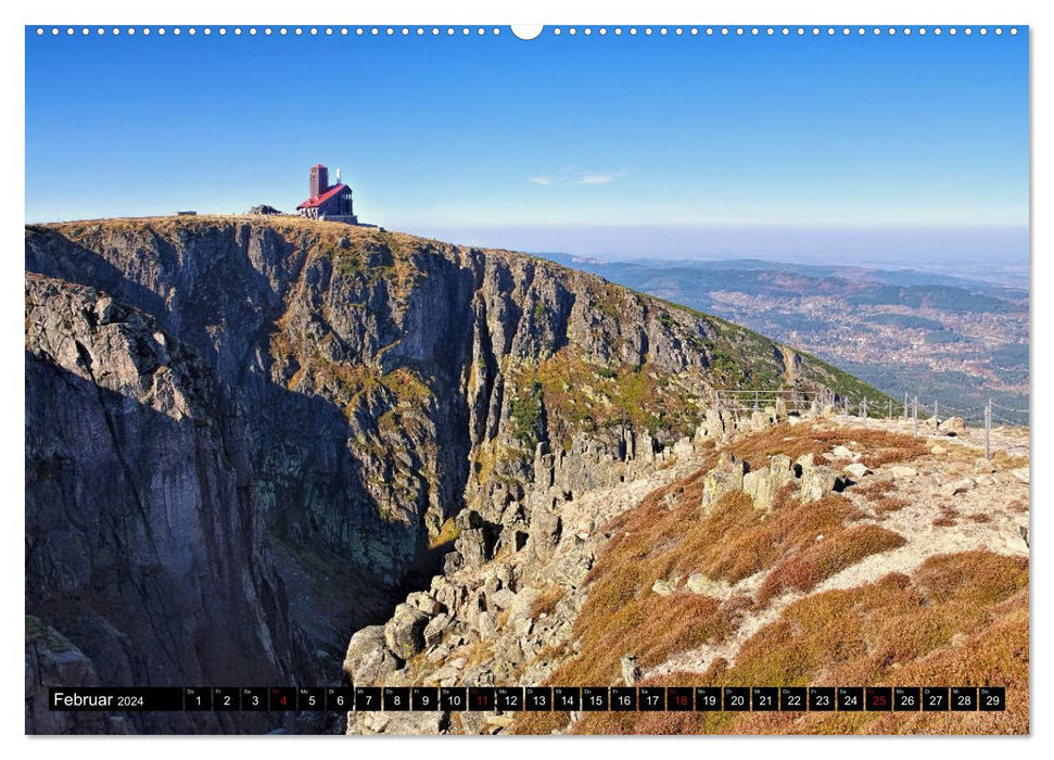 Riesengebirge - Zwischen Schlesien und Böhmen (CALVENDO Premium Wandkalender 2024)