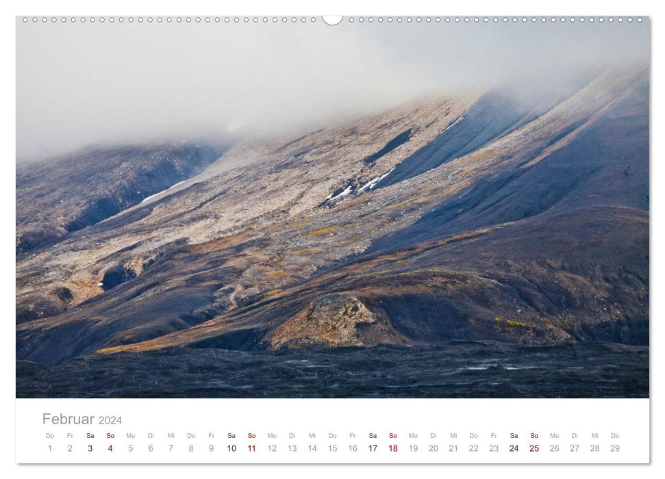 Spitzbergen - Wild.Rau.Ungezähmt. (CALVENDO Premium Wandkalender 2024)