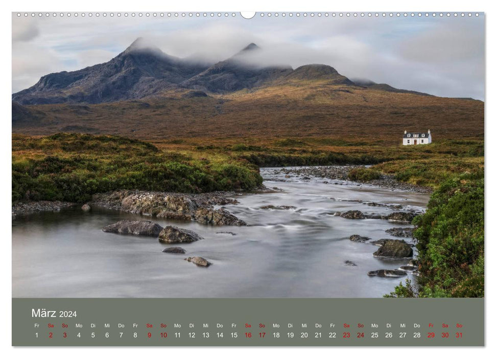 Isle of Skye, die raue schottische Schönheit (CALVENDO Premium Wandkalender 2024)
