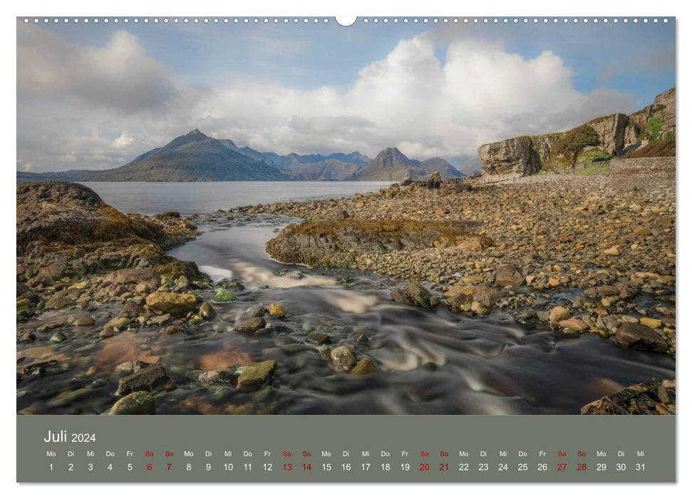 Isle of Skye, die raue schottische Schönheit (CALVENDO Premium Wandkalender 2024)