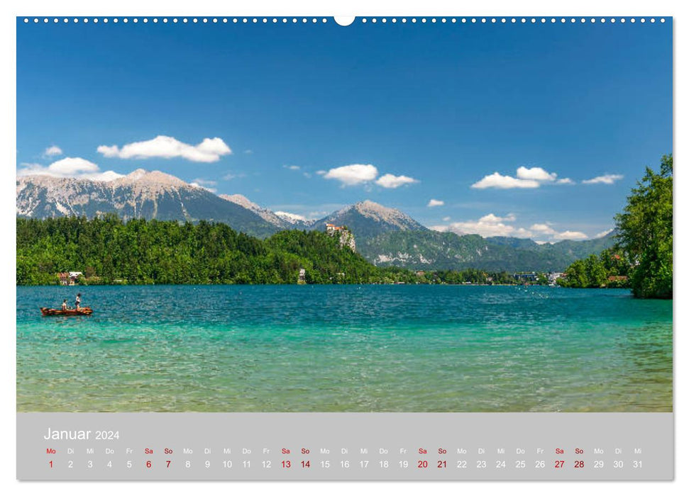Die Julischen Alpen (CALVENDO Premium Wandkalender 2024)