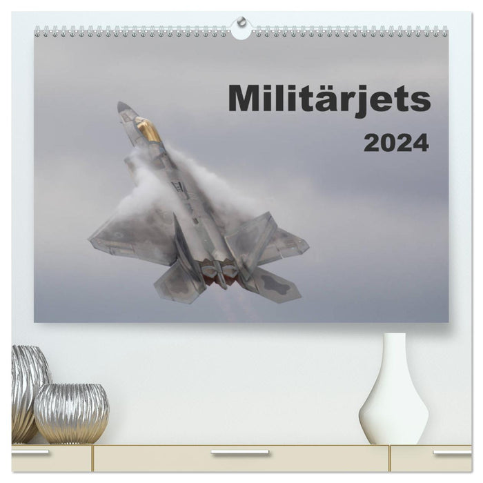 Militärjets (CALVENDO Premium Wandkalender 2024)