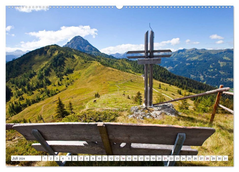 Wagrain Kleinarl im schönen Salzburger Land (CALVENDO Premium Wandkalender 2024)