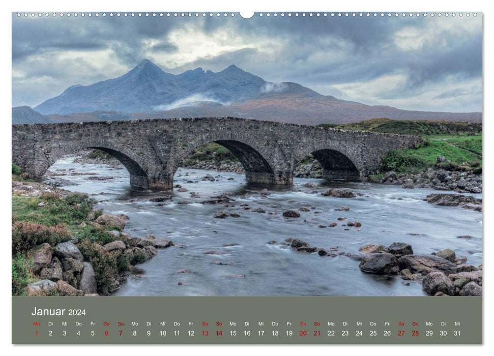 Isle of Skye, die raue schottische Schönheit (CALVENDO Wandkalender 2024)