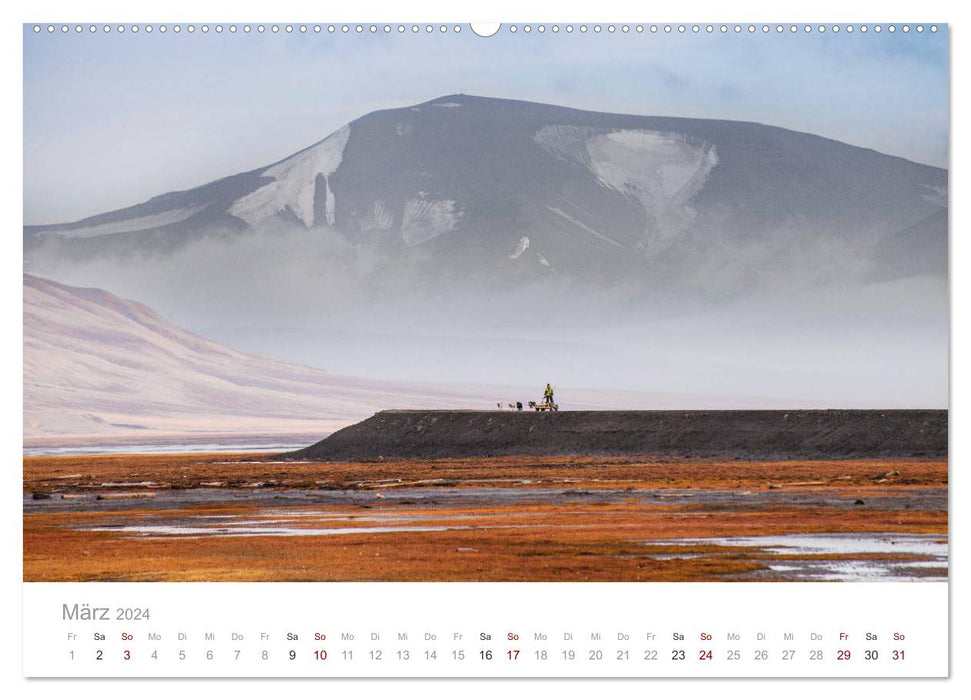 Spitzbergen - Wild.Rau.Ungezähmt. (CALVENDO Wandkalender 2024)