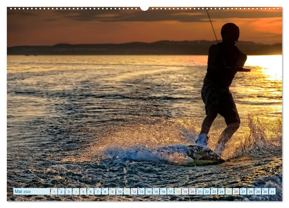 Wakeboarden (CALVENDO Premium Wandkalender 2024)