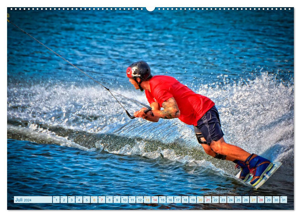 Wakeboarden (CALVENDO Premium Wandkalender 2024)