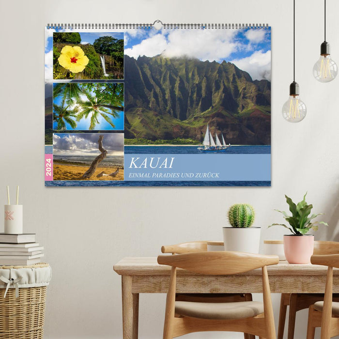 Kauai - Einmal Paradies und zurück (CALVENDO Wandkalender 2024)