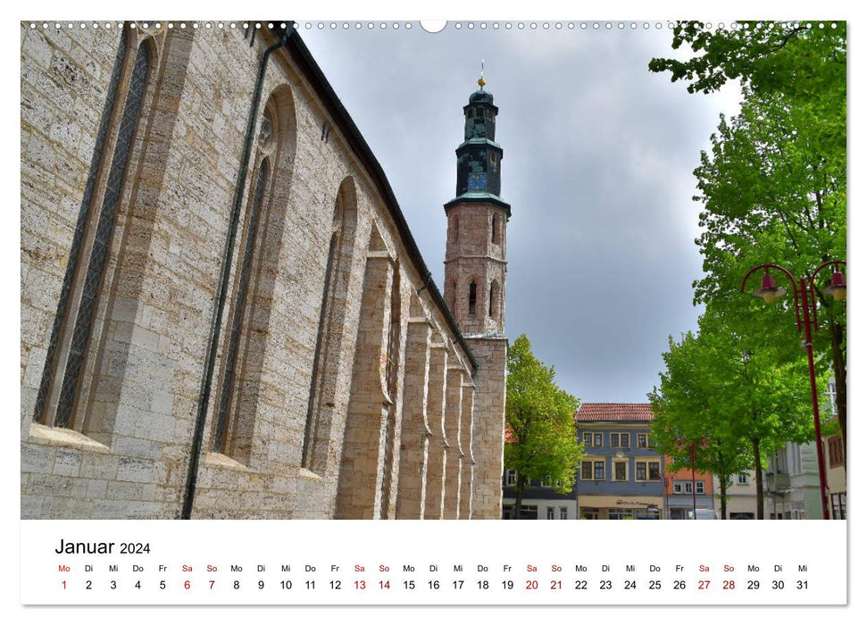Mühlhausen in Thüringen - Stadt im Herzen Deutschlands (CALVENDO Wandkalender 2024)