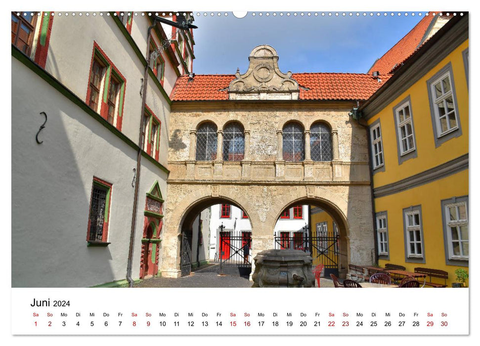 Mühlhausen in Thüringen - Stadt im Herzen Deutschlands (CALVENDO Wandkalender 2024)