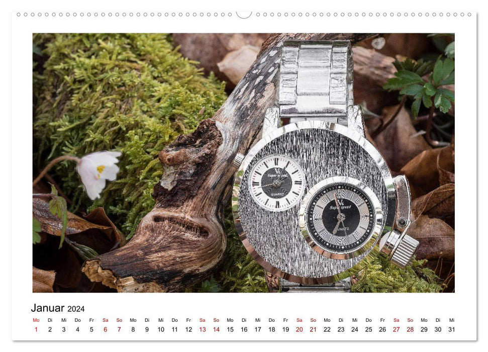 Horloges du monde entier - La suite (Calendrier mural CALVENDO Premium 2024) 