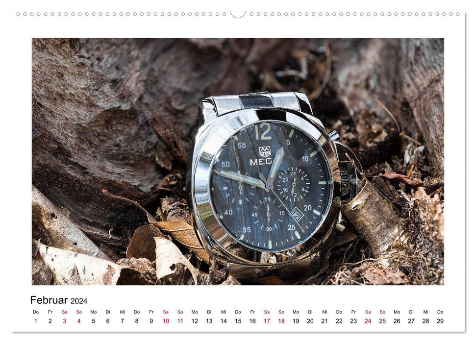 Horloges du monde entier - La suite (Calendrier mural CALVENDO Premium 2024) 