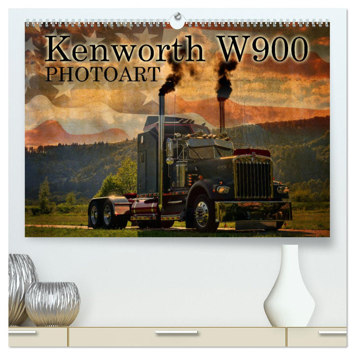 Kenworth W900 PHOTOART (CALVENDO Premium Wandkalender 2024)