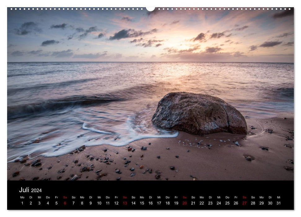 Côte de la mer Baltique d'Ostholstein (Calendrier mural CALVENDO Premium 2024) 