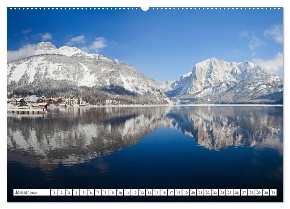 Le magnifique Ausseerland (Calendrier mural CALVENDO Premium 2024) 