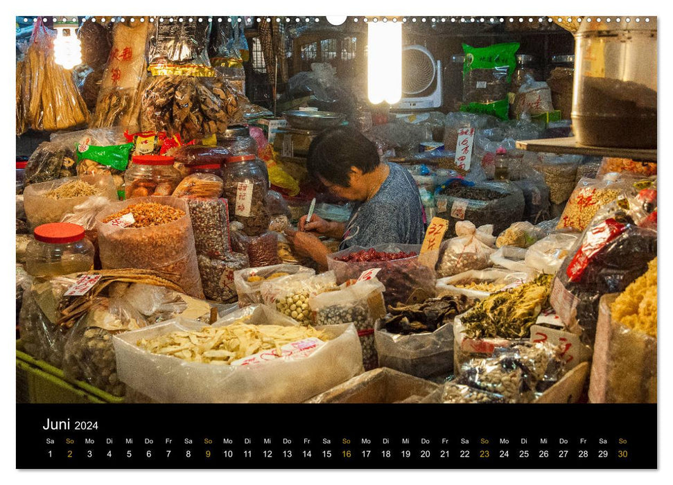 Hong Kong Shopping-Tour (CALVENDO Premium Wandkalender 2024)
