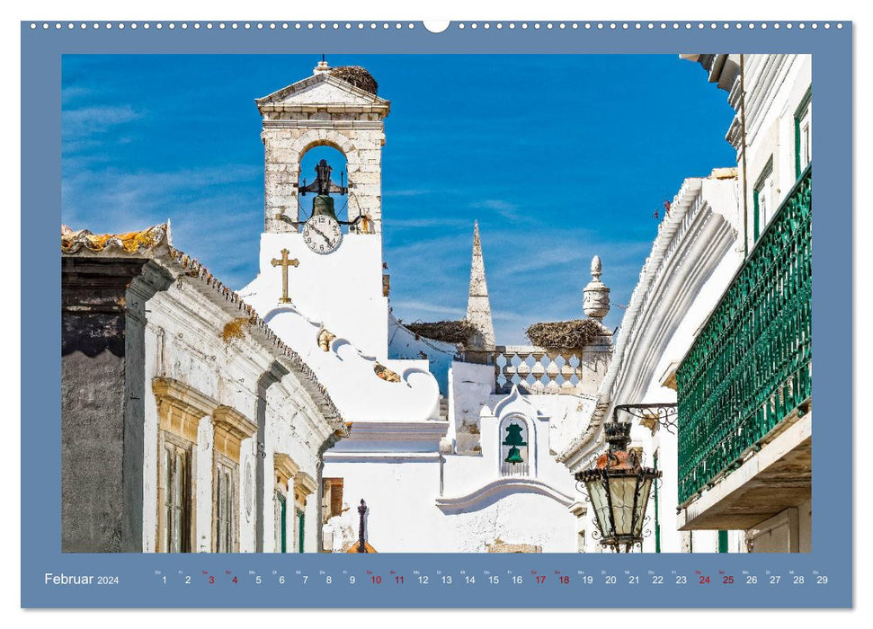 Algarve - Du bout du monde à Tavira (Calendrier mural CALVENDO Premium 2024) 