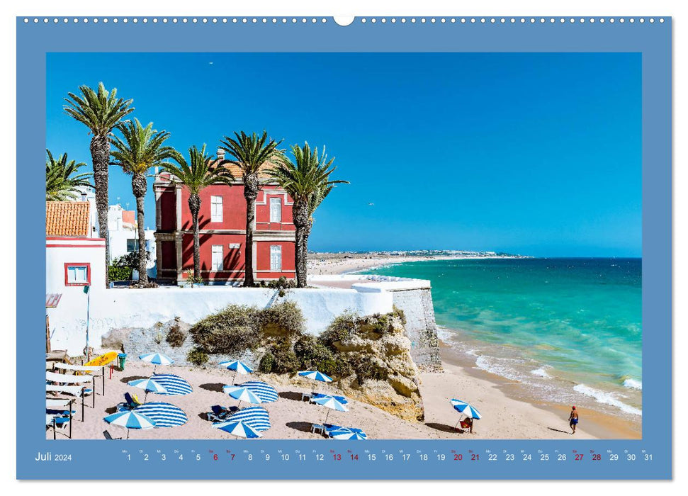 Algarve - Vom Ende der Welt bis Tavira (CALVENDO Premium Wandkalender 2024)