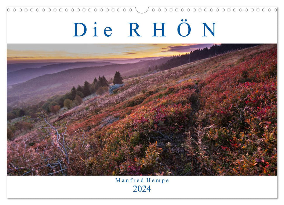 Die Rhön (CALVENDO Wandkalender 2024)