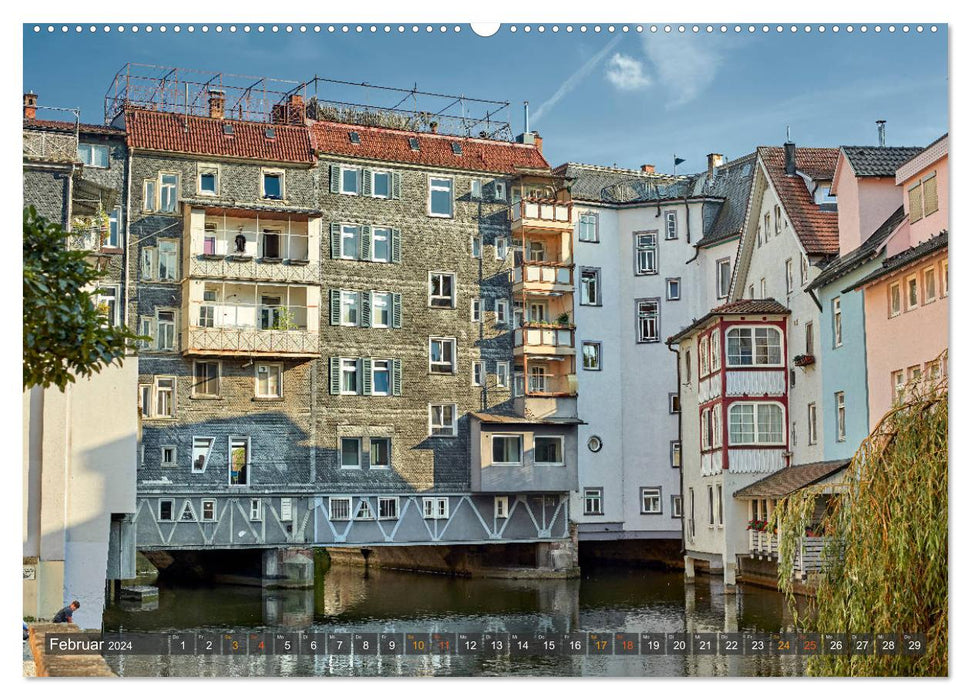Esslingen sur le Neckar. Le point de vue et les perspectives d’Andreas Voigt (Calendrier mural CALVENDO Premium 2024) 