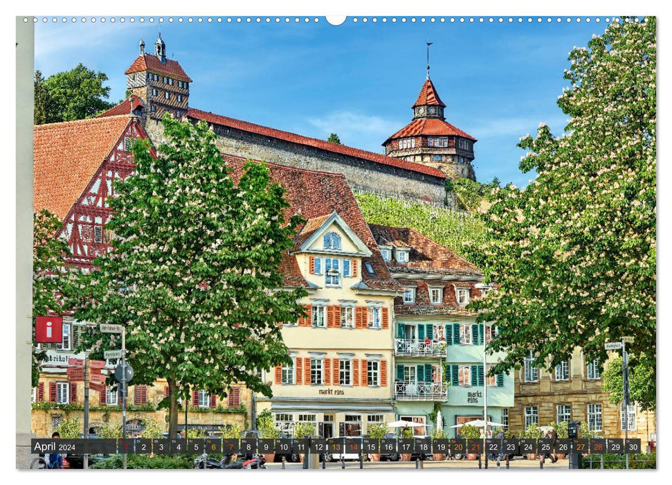 Esslingen am Neckar. Ein- und Ausblicke von Andreas Voigt (CALVENDO Premium Wandkalender 2024)