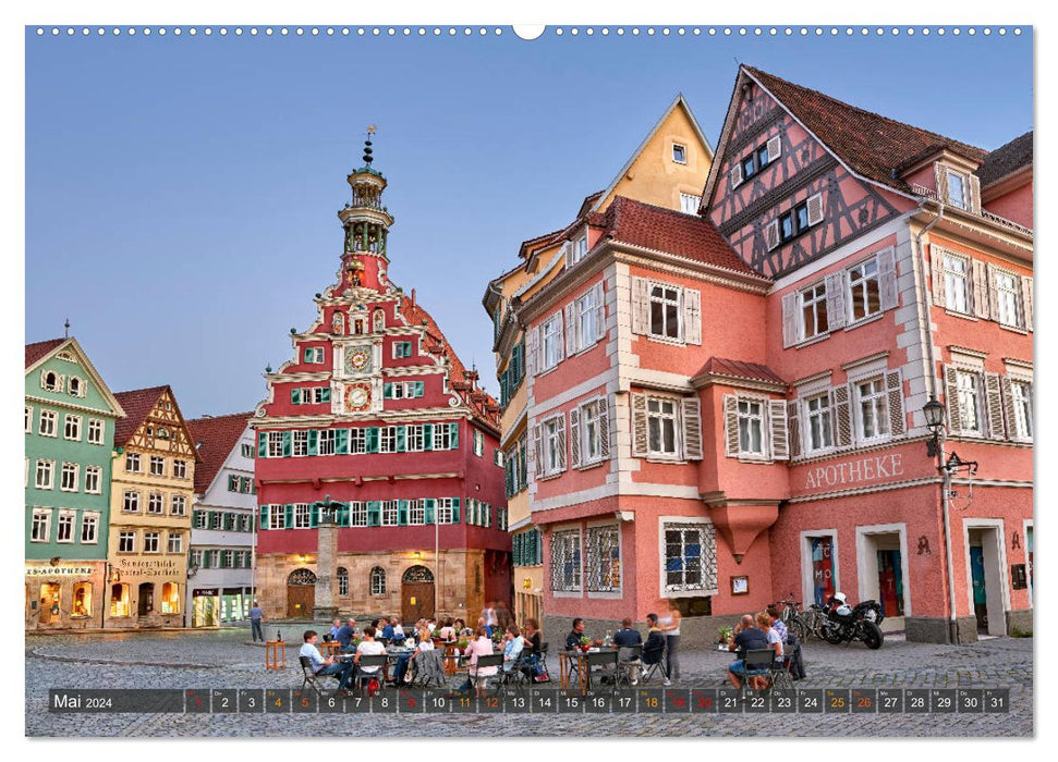 Esslingen sur le Neckar. Le point de vue et les perspectives d’Andreas Voigt (Calendrier mural CALVENDO Premium 2024) 