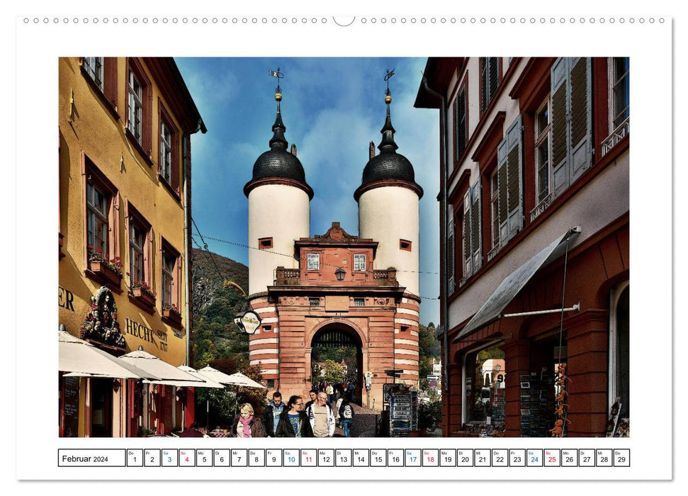 Heidelberg - Ansichtssache (CALVENDO Wandkalender 2024)