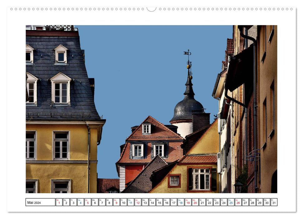 Heidelberg - Ansichtssache (CALVENDO Wandkalender 2024)