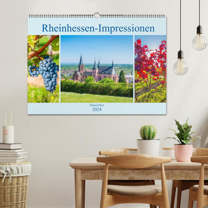 Rheinhessen-Impressionen (CALVENDO Wandkalender 2024)