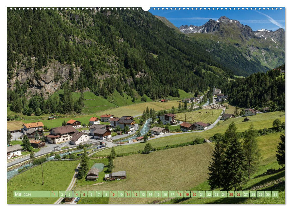 Pitztal in Bildern (CALVENDO Wandkalender 2024)