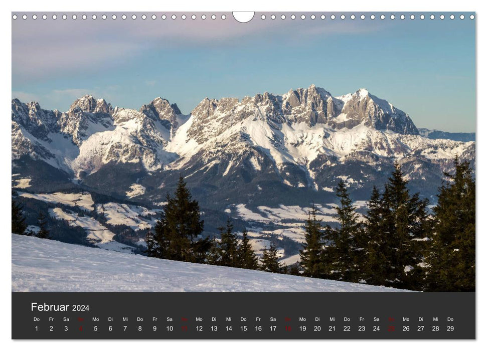 Der Wilde Kaiser, das Kletterparadies bei Kitzbühel (CALVENDO Wandkalender 2024)