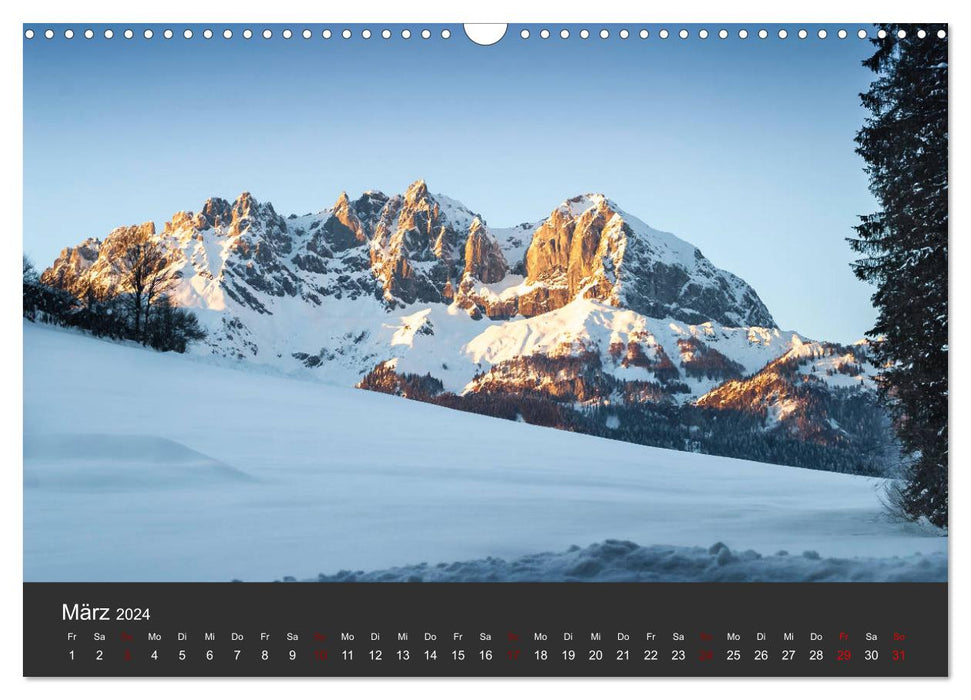 Der Wilde Kaiser, das Kletterparadies bei Kitzbühel (CALVENDO Wandkalender 2024)